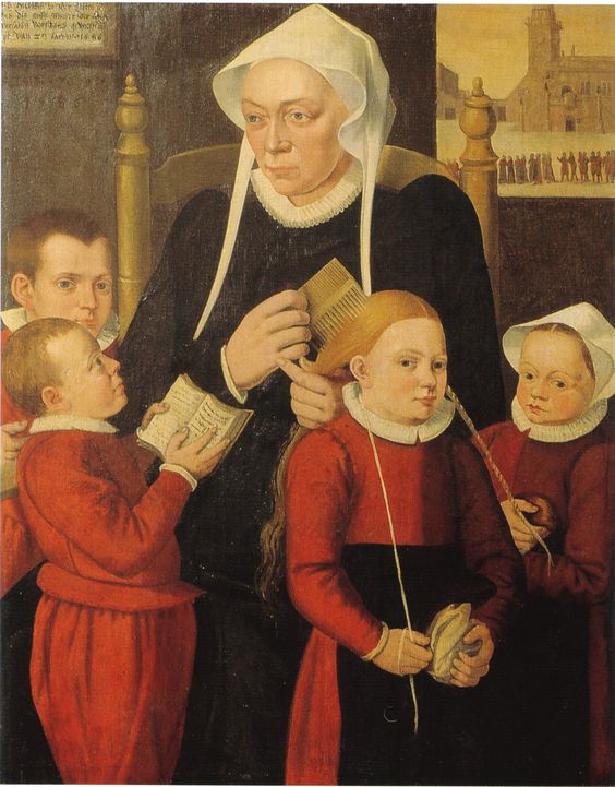 Hilleke de Roy and Four of Her Orphans